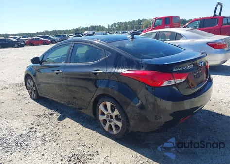 2012 Hyundai Elantra Limited (Ulsan Plant) from USA, damaged, VIN KMHDH4AE0CU208187